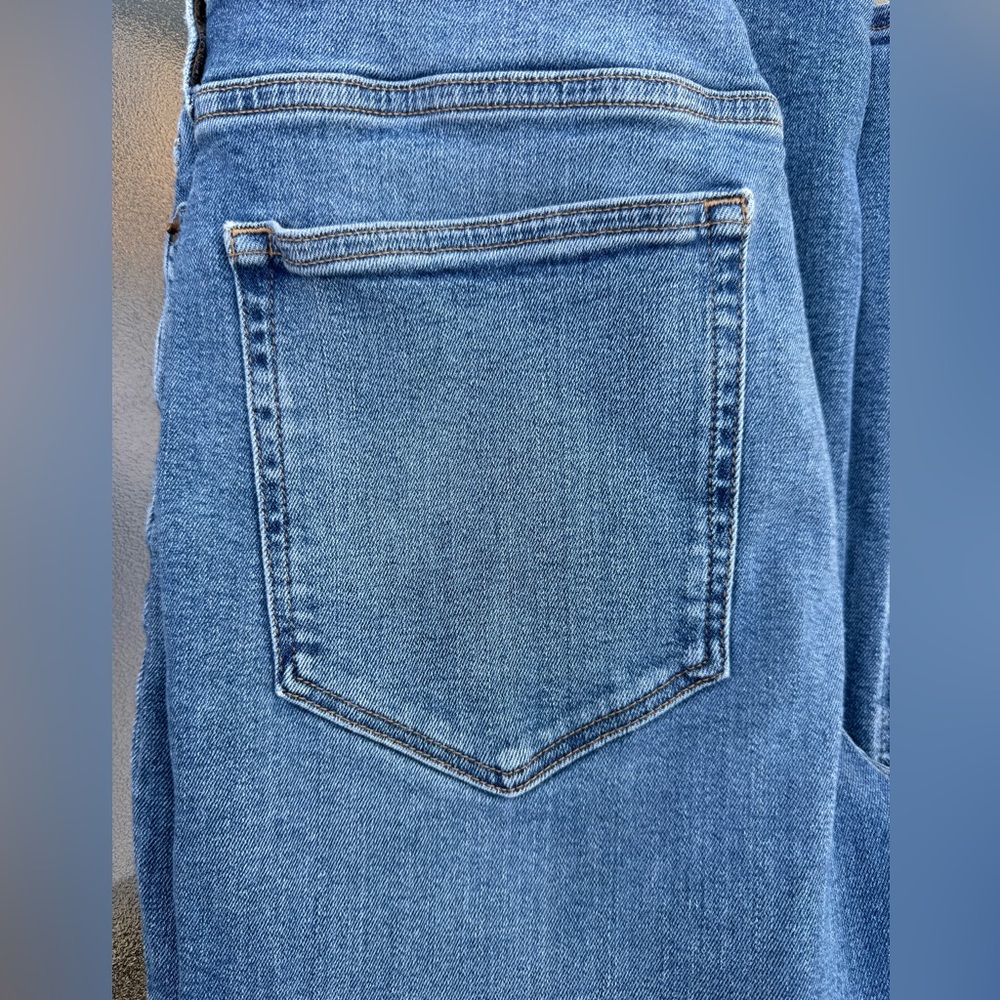 J. Crew Factory Women's Wide Leg Jeans in Medium Blue - Picture 4 of 4